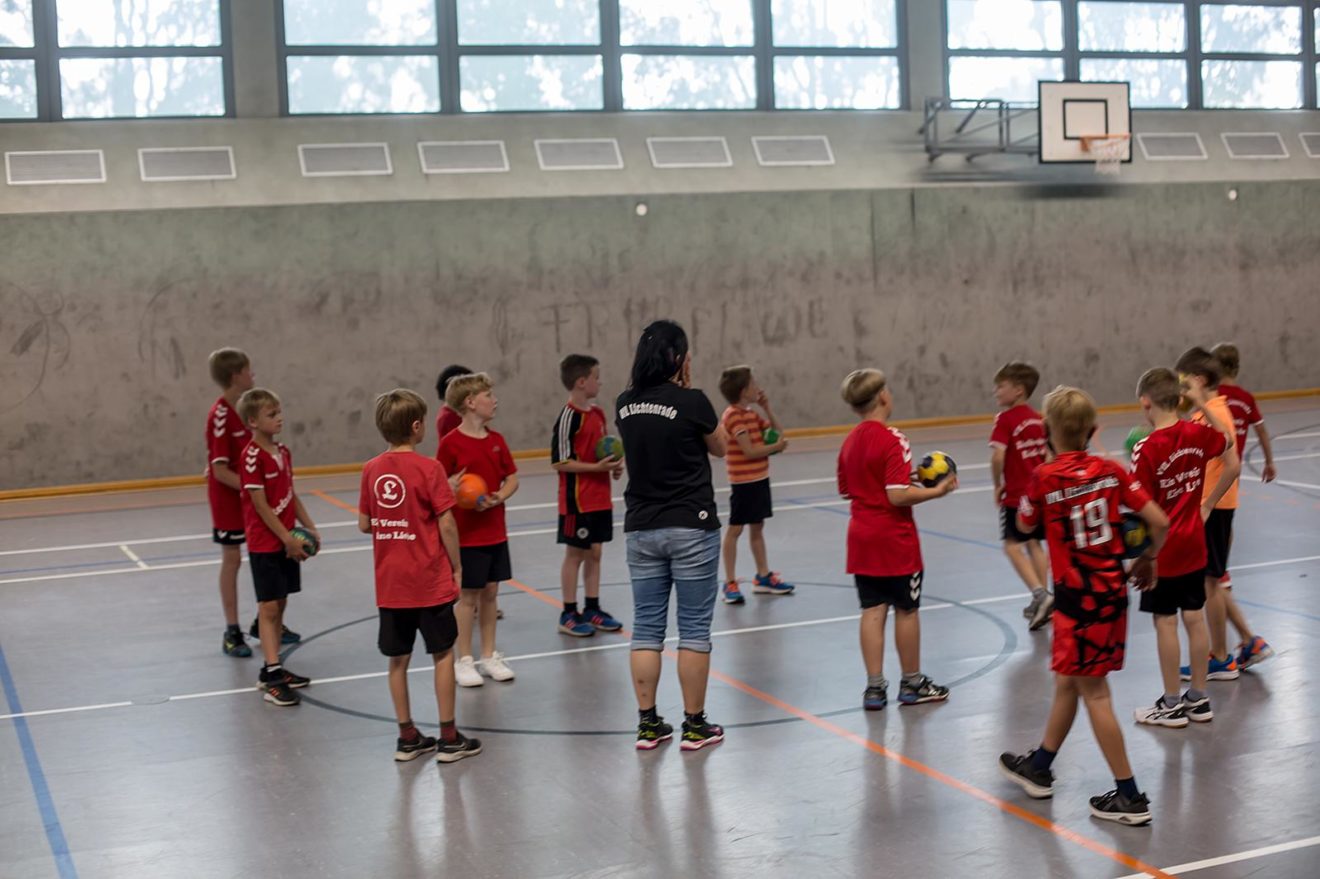 Handballer-in-Halle