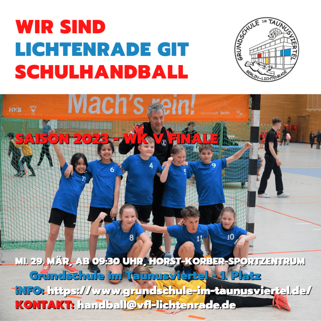 Handball B&O Grundschulliga – Landesfinale Des B-Pokals 2022/23 – VfL ...