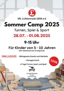 SommerCamp 2025 - Turnen, Sport und Spaß @ Theodor-Haubach-Oberschule | Berlin | Berlin | Deutschland